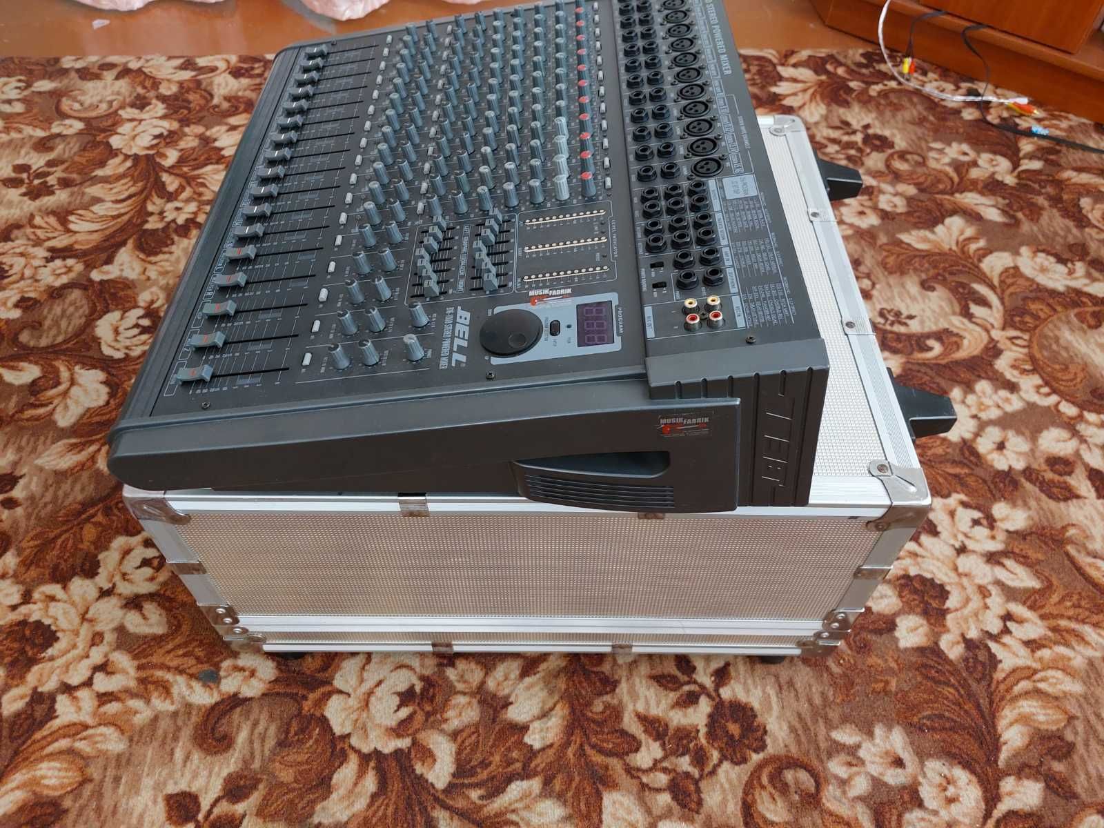 BELL B16 -1000 Stereo Powered Mixer Активний пульт(DYNACORD/RCF/EV/)