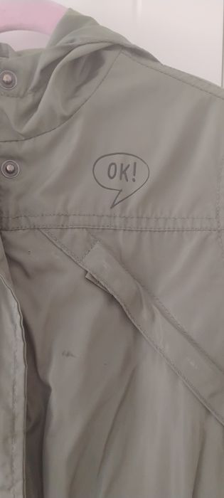 Kurtka wiosenna Smyk 134 parka khaki