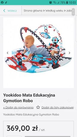 Mata Edukacyjna Yookidoo dla niemowlat