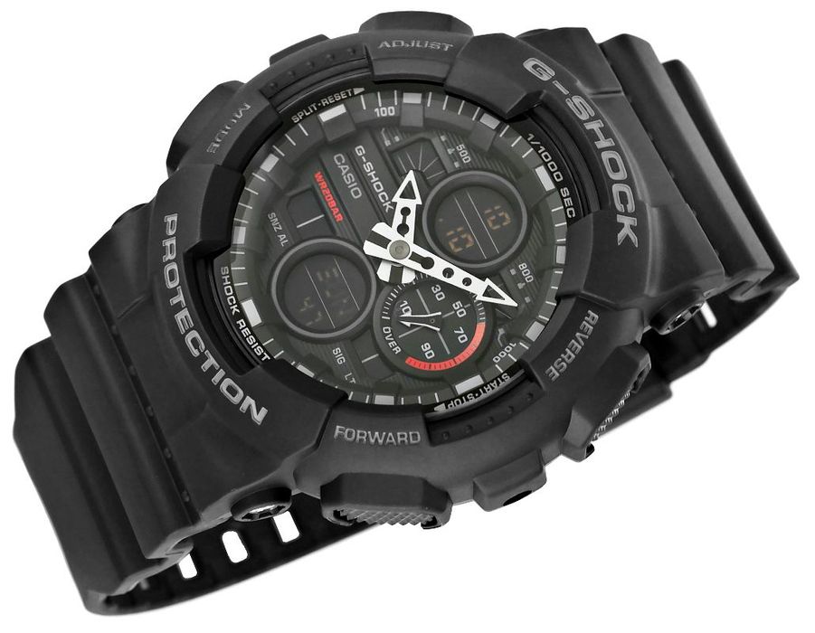 zegarek męski casio g-shock ga-140-1a1er + box