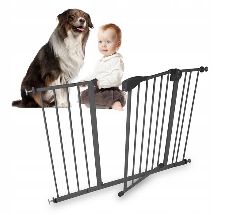 Barierka zabezpieczająca bramka rozporowa na schody drzwi 75-115 cm