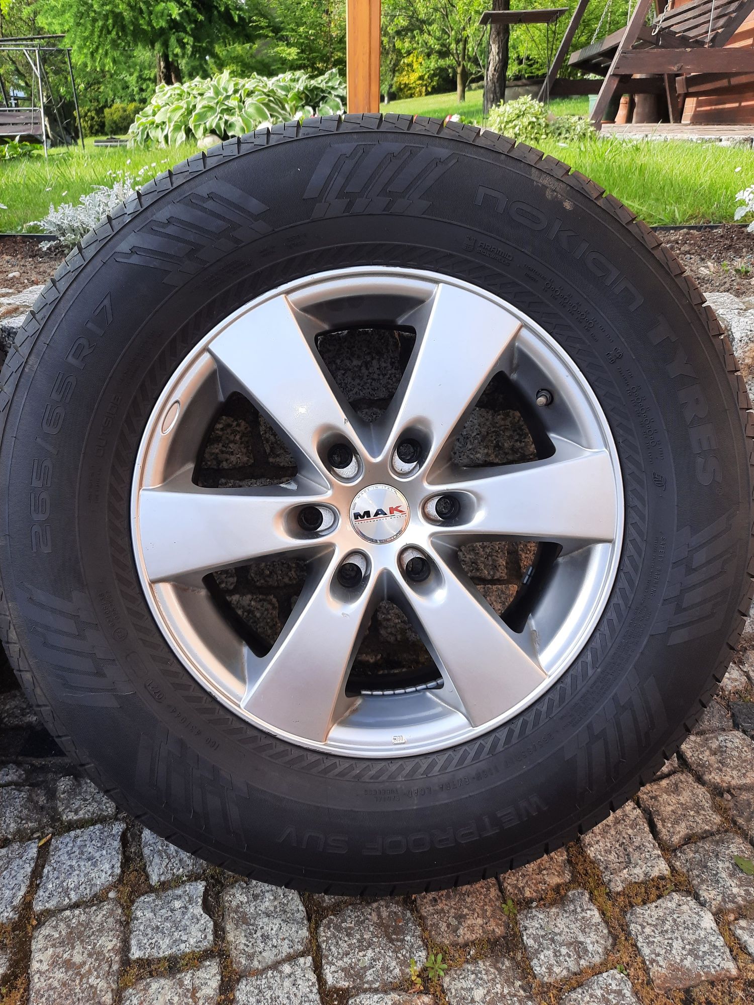 Opony z felgami MAK 265/65 R17