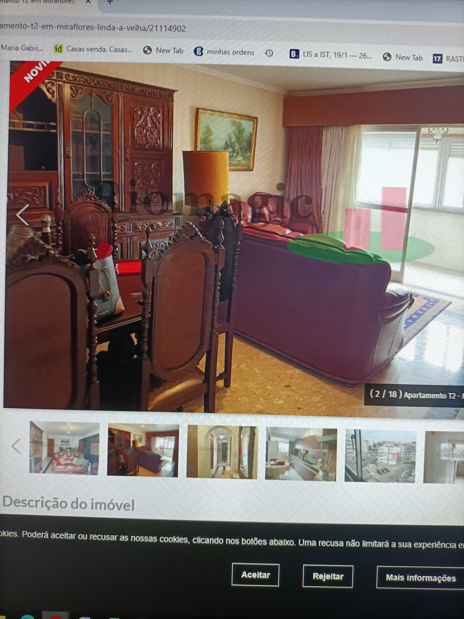 Vendo Apartamento em Miraflores Algés Oeiras 295.000 euros