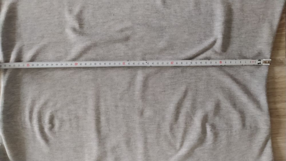 Szara bawełniana sukienka C&A xl duży rozmiar