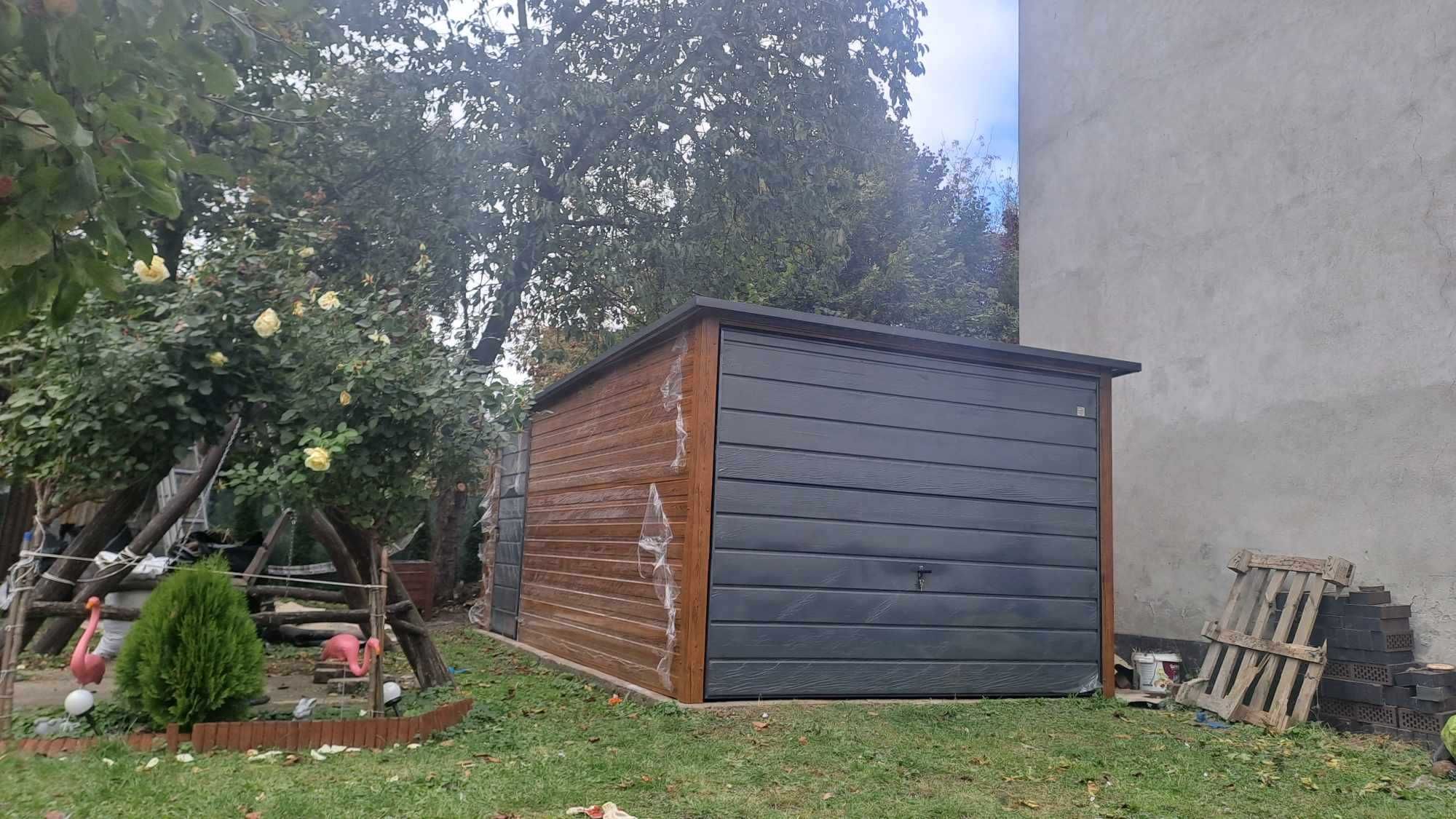 Garaż 3x5 jednostanowiskowy blaszak, wiata blaszana - różne rozmiary