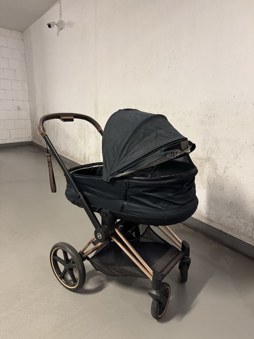 Cybex Priam czarny spacerówka + godnola