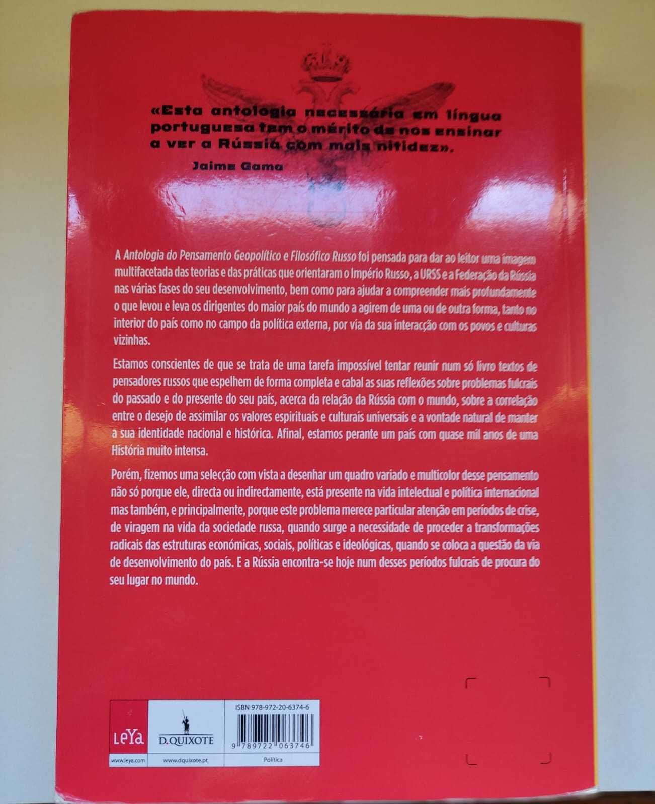 Antologia do Pensamento Geopolítico e Filosófico Russo Século IX-XXI