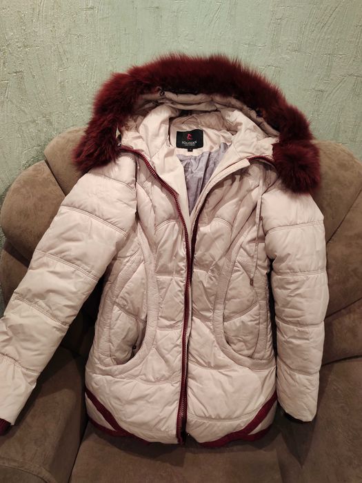 Зимовий теплий пуховик
