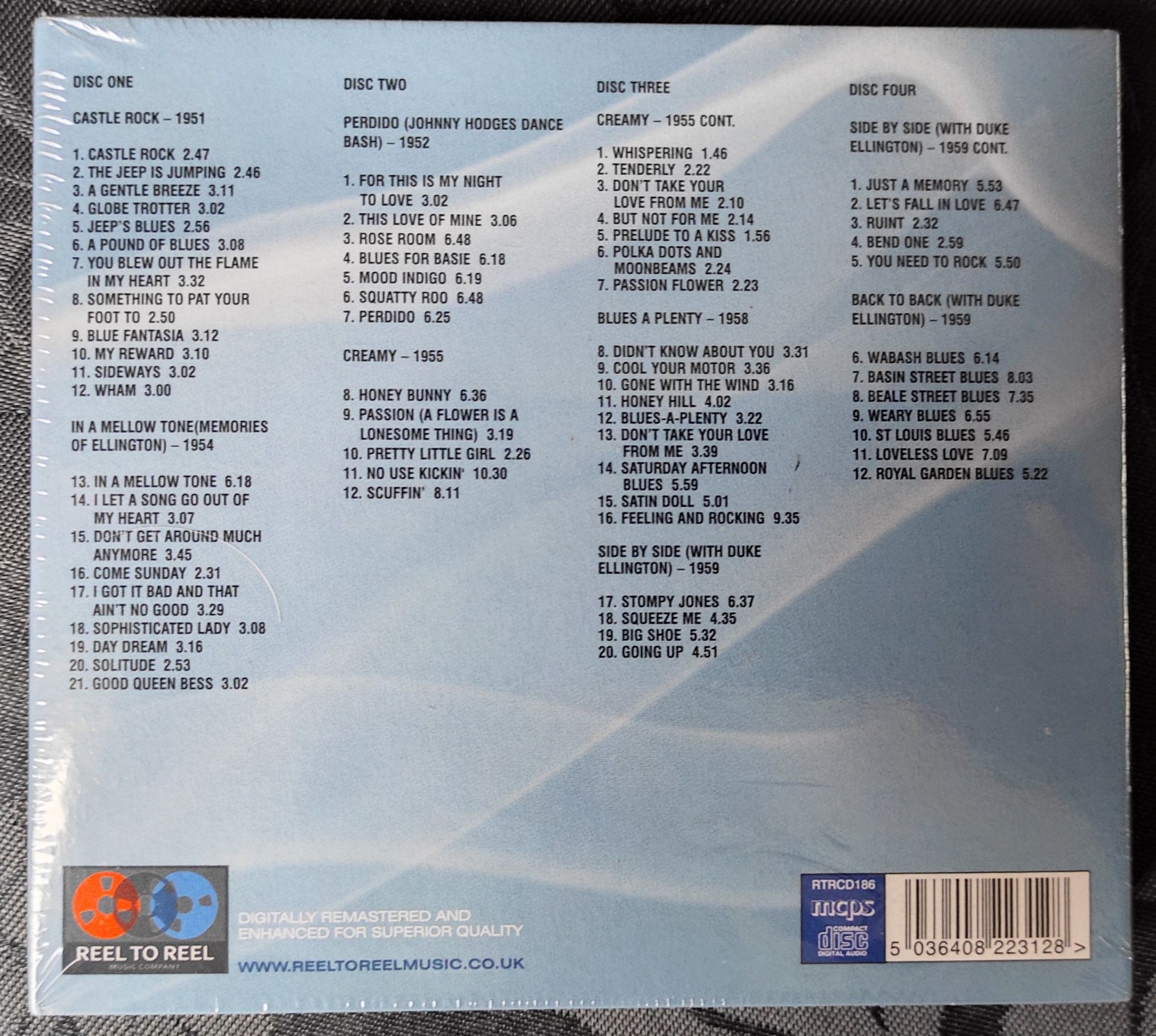 Johnny Hodges - Seven Classic Albums - 4CD Novo