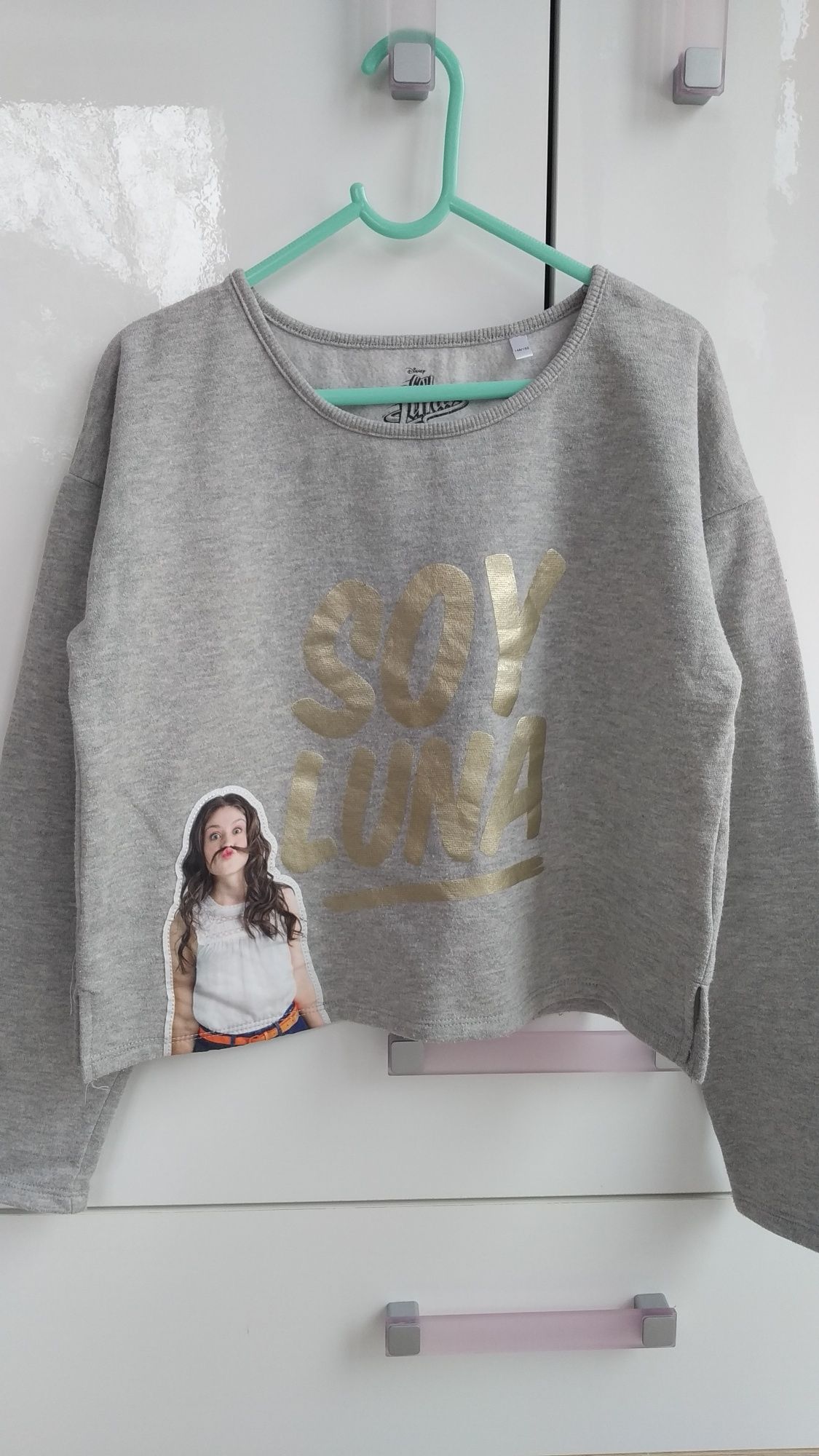 Bluza krótka C&A Soy Luna 146/152 szara