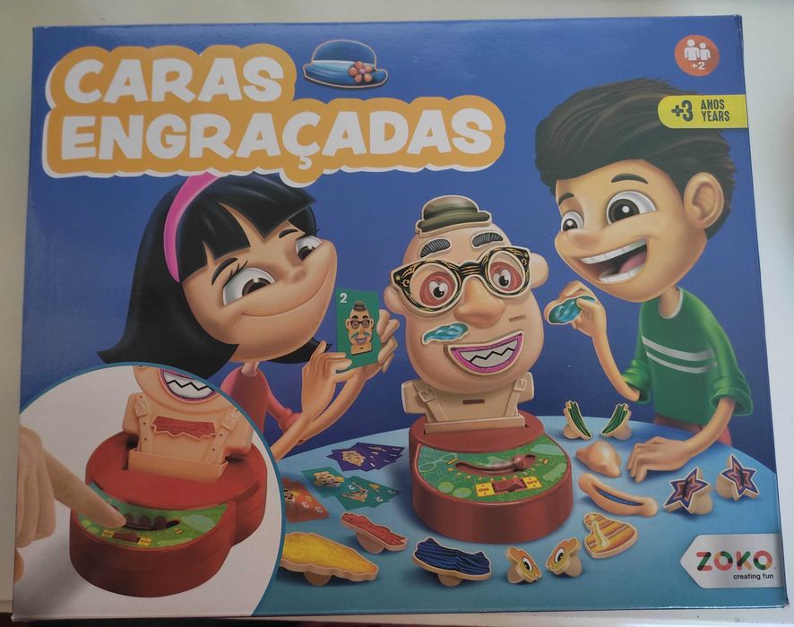 Jogo caras engraçadas