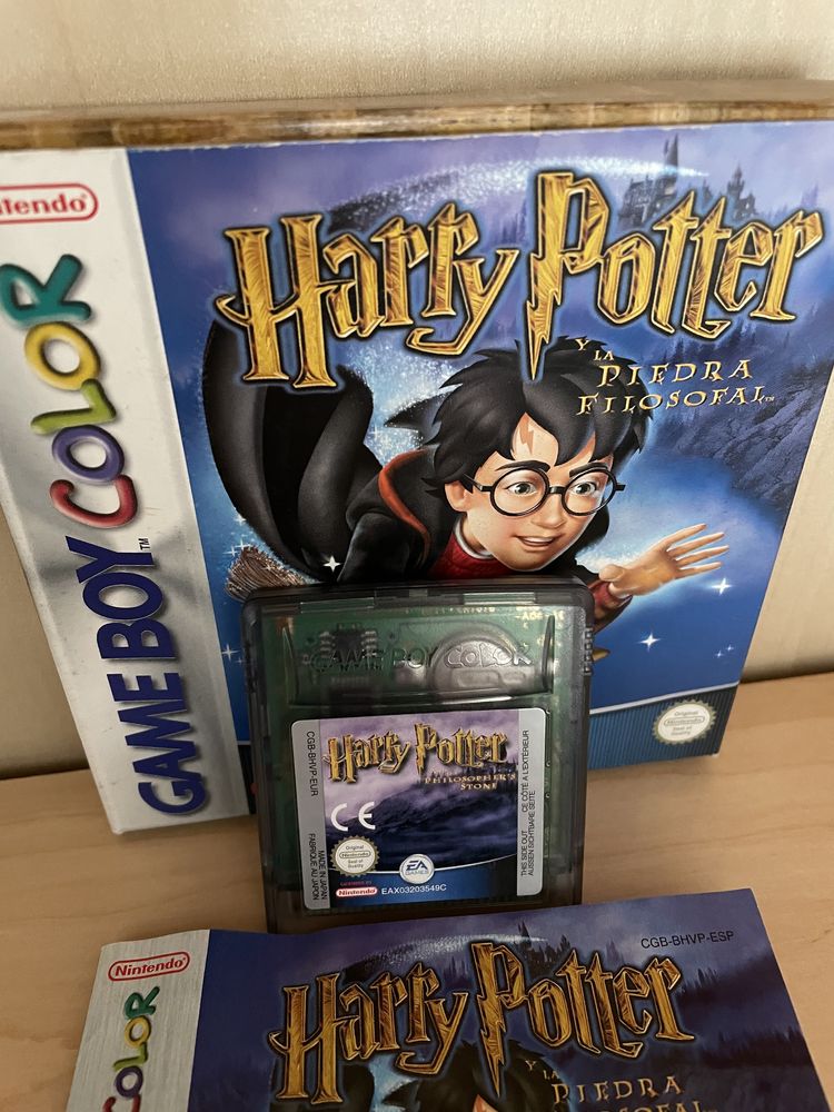 Harry Potter Pedra Filosofal jogo Gameboy Color completo a funcionar