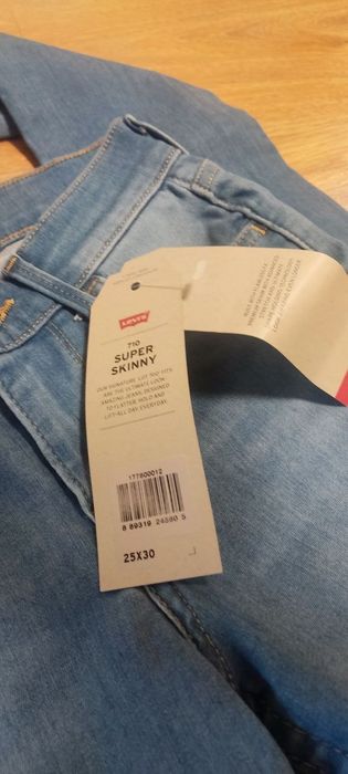 Нові оригінальні джинси Levis 710 з Америки