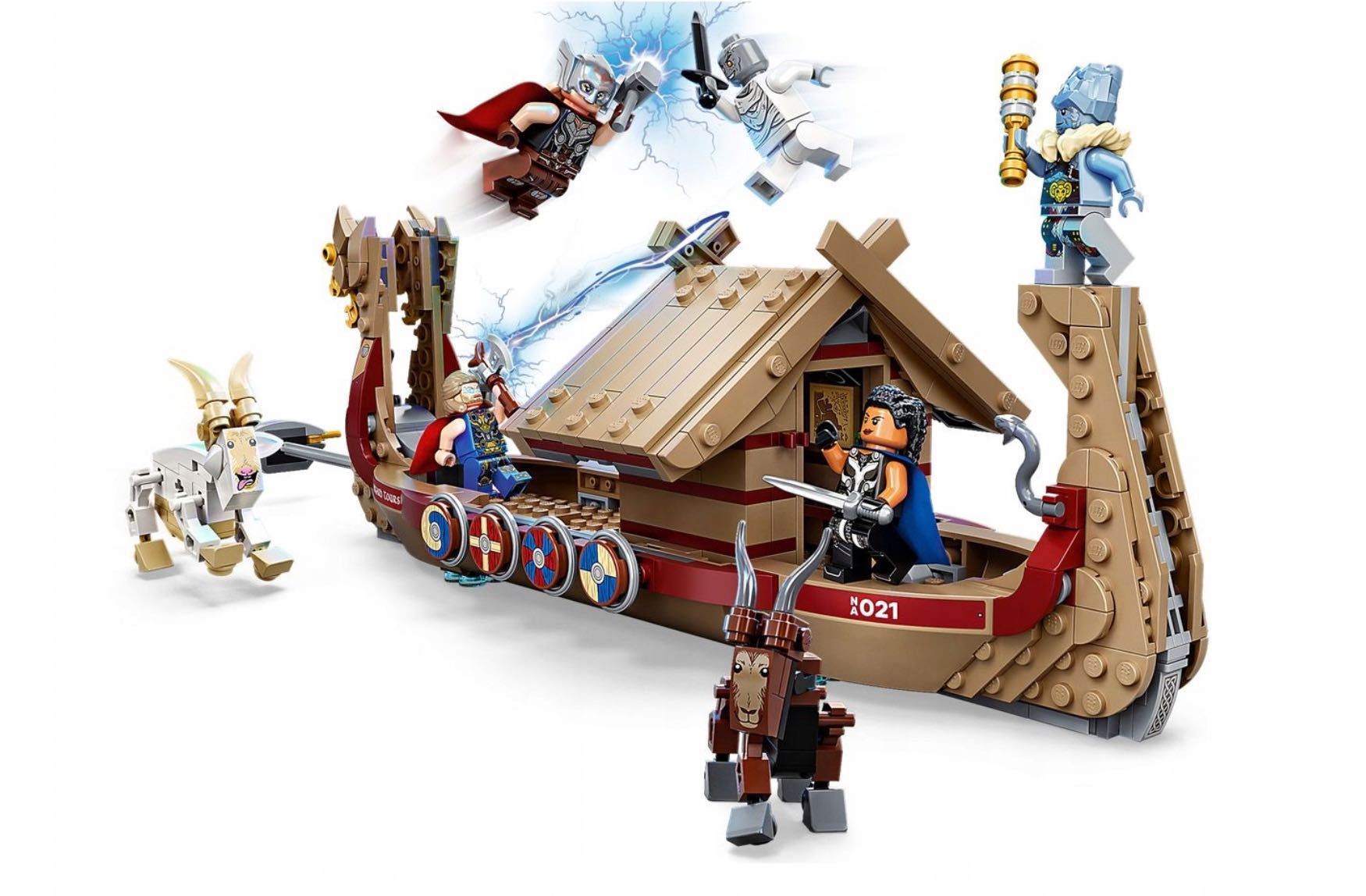 LEGO Super Heroes Thor 76208 Kozia Łódź