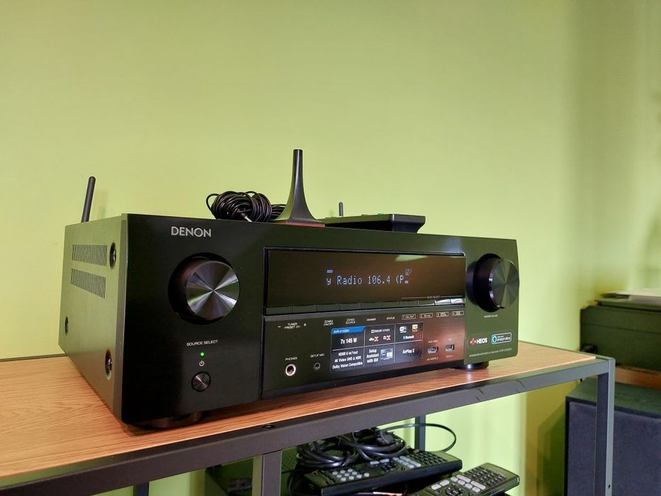 7.2 Denon Avr-X1500H Wi-Fi BT Heos Atmos  Vision Alexa Hdr 4K60p ARC