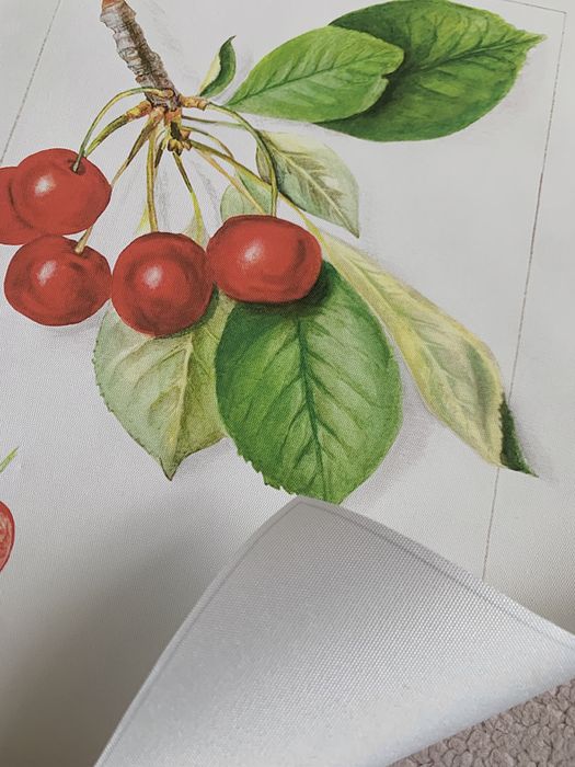 Gobelin na płótnie HD/Obrazek/Vintage Retro Fruit/Cherries