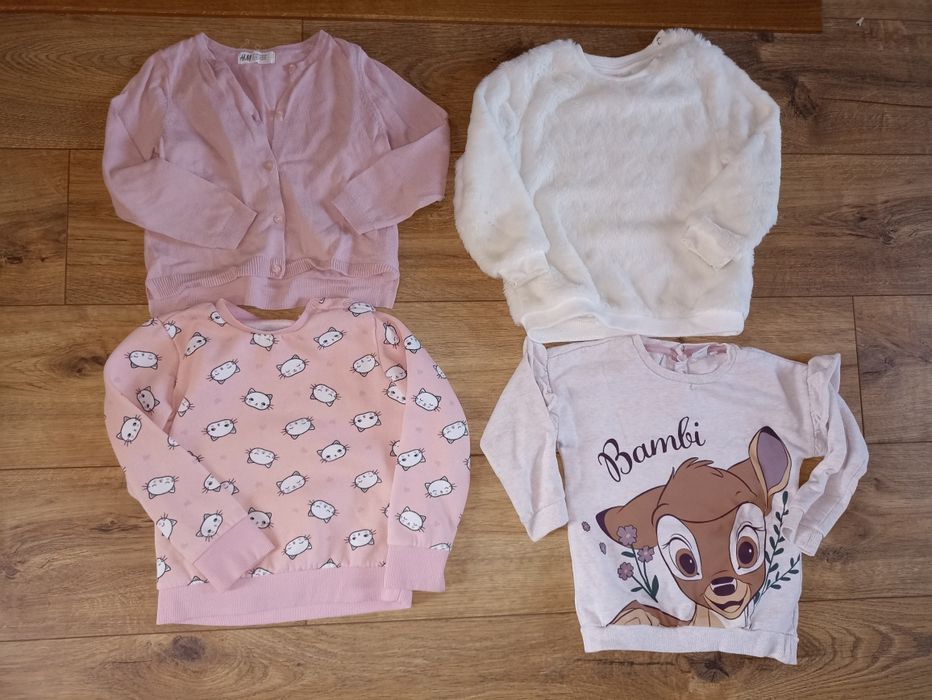 Bluzy dziewczece 98 i 104
