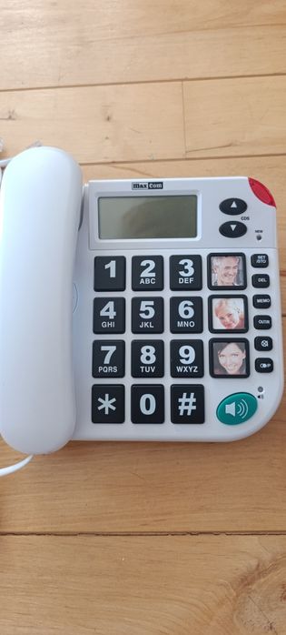 Telefon stacjonarny KXT480 dla seniorów, osób starszych,