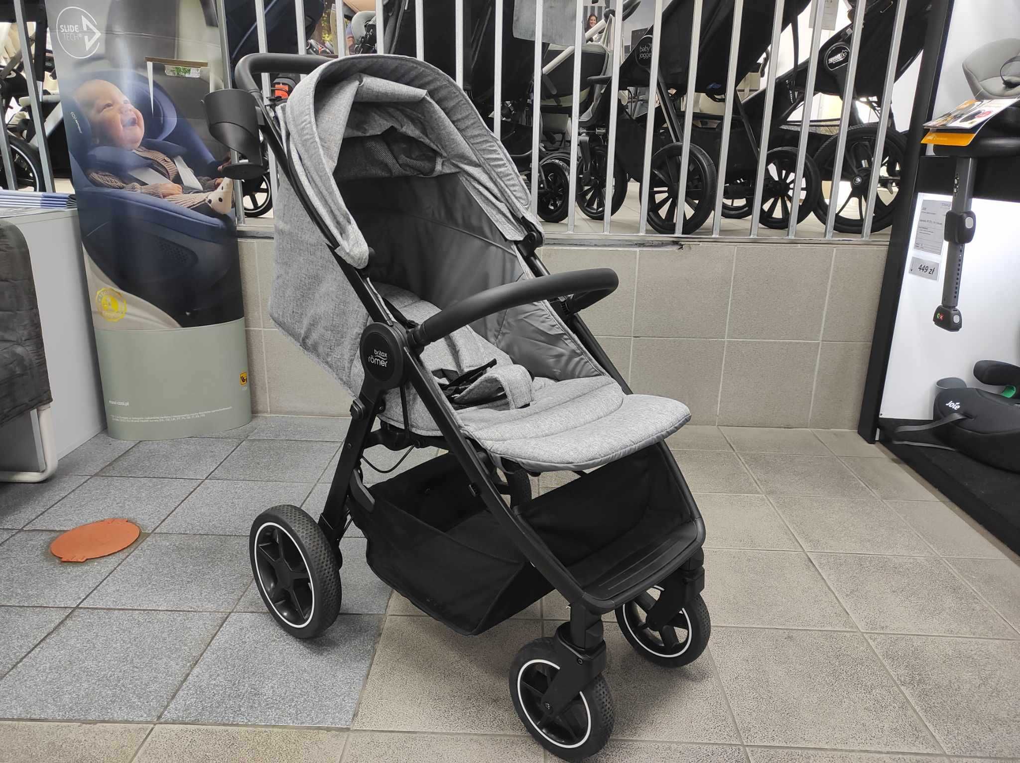 Britax Romer Wózek dziecięcy B-Agile R kol. Elephant Grey (Szary)