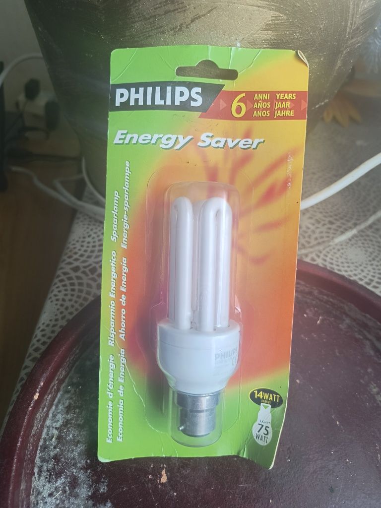 Żarówka energooszczędna.