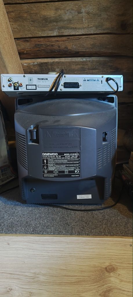 Telewizor 14 cali, na działkę , DVD Thompson gratis
