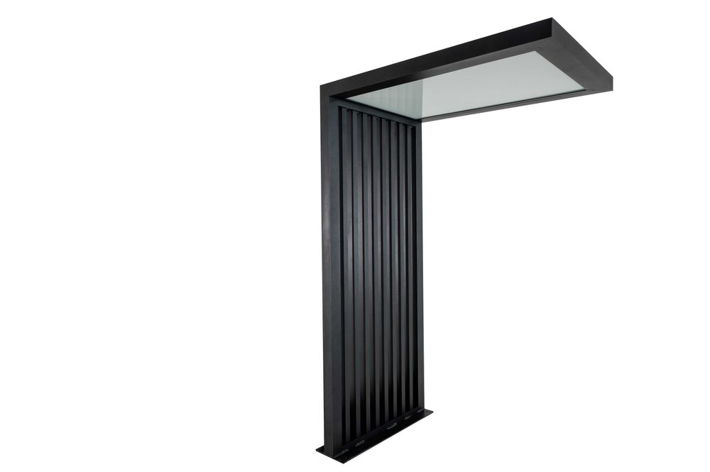 Zadaszenie furtki / drzwi - w nowoczesnym stylu. ALUMINIUM