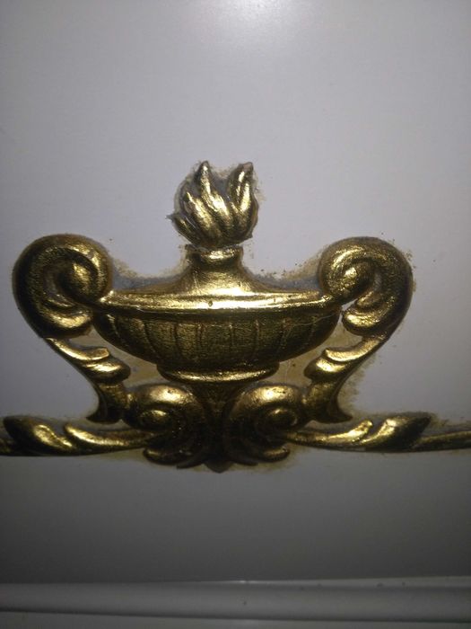 Zestaw MEBLI ANTYCZNYCH do sypialni pozłacanych styl Ludwik Staroć