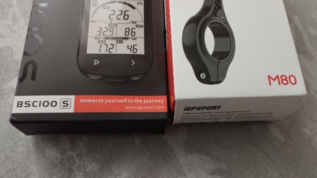 Licznik rowerowy GPS igpsport bsc100s M80 uchwyt