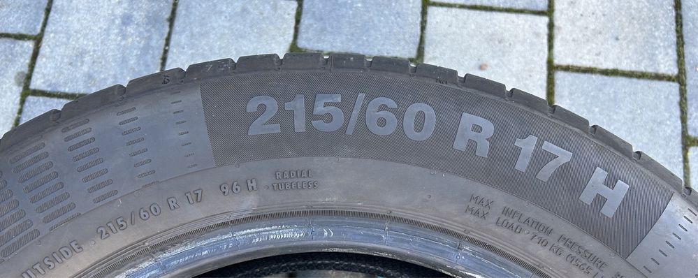 4 Opony letnie Continental ContiEcoContact 5 215/60R17 96H