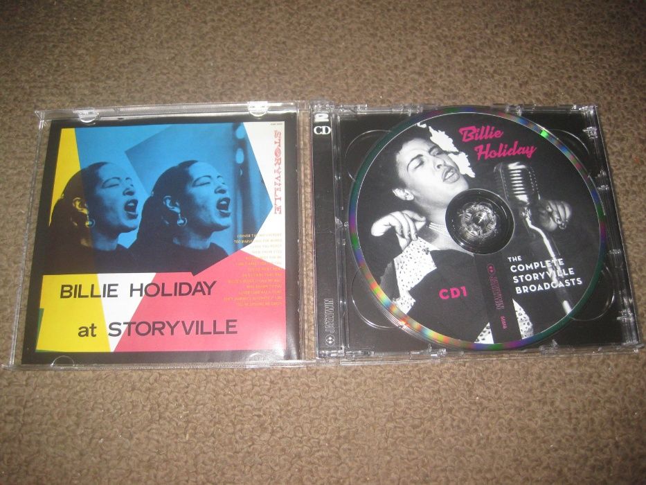 CD Duplo da Billie Holiday "The Complete Storyville Broadcast"