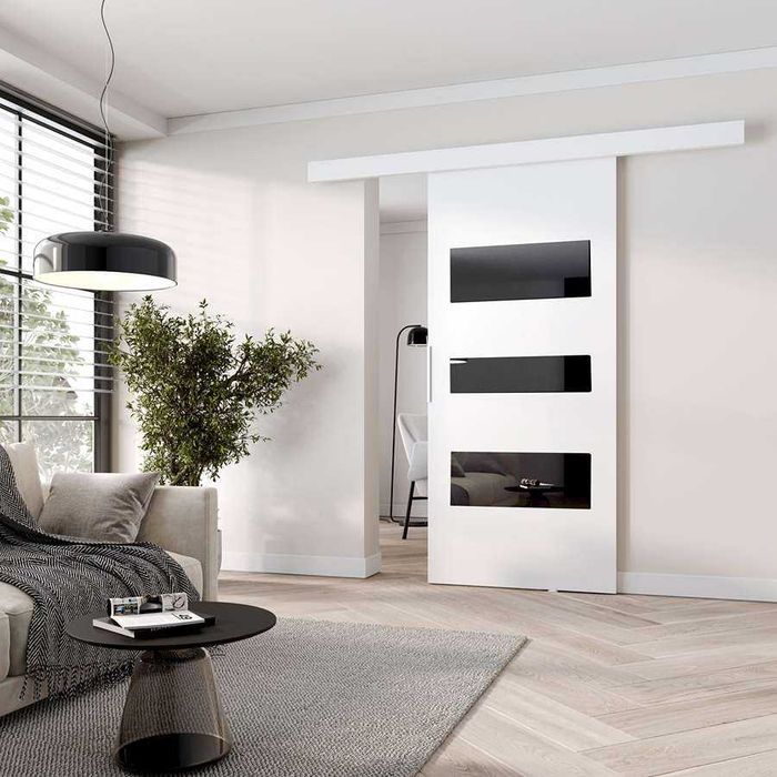 Drzwi przesuwne naścienne Mati C 86cm 5 kolorów