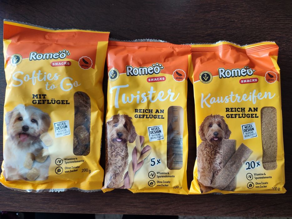 Zestaw przysmaków dla psa 3 szt.