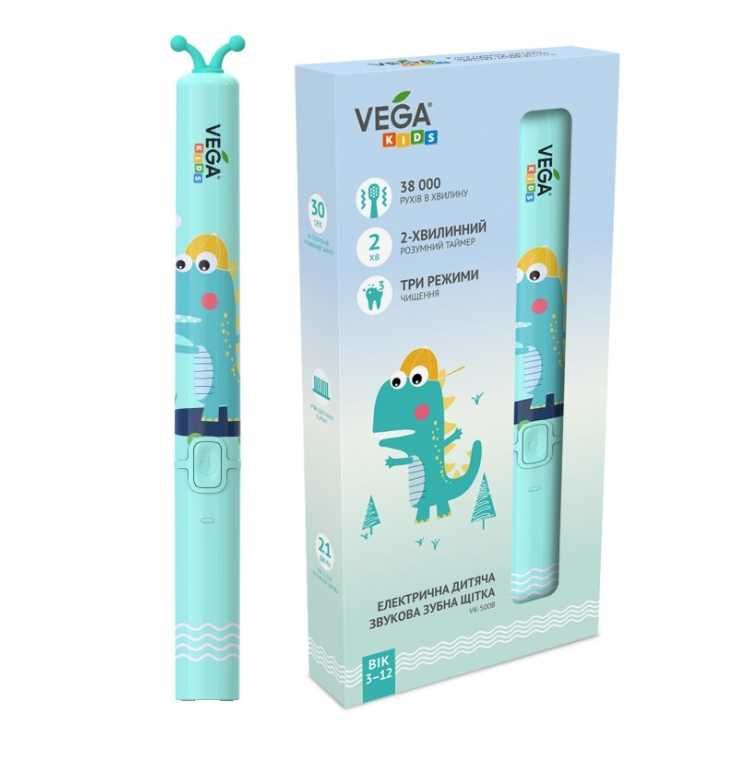 Електрична зубна щітка Vega Kids VK-500 від 3-12 років
