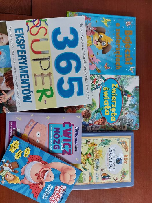 365 super eksperymentów, ćwicz swój mózg,zwierzęta świata,bajeczki