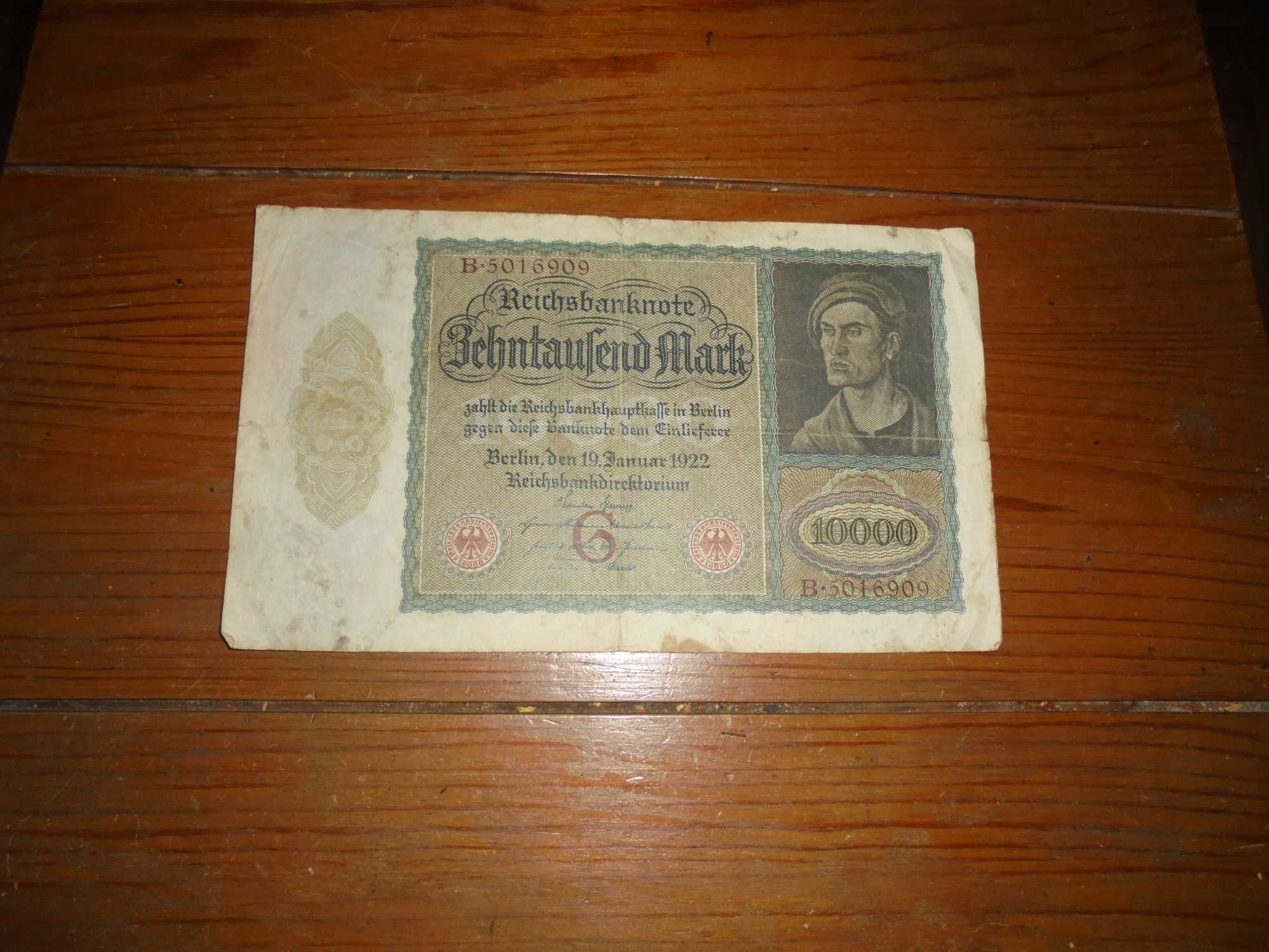 banknot niemiecki 10 000 marek z 1922 [b501]