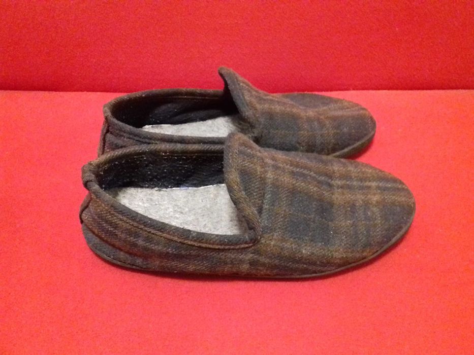 Męskie kapcie ciepłe