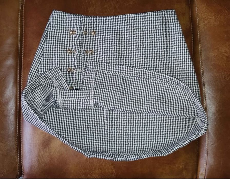 Saia elegante de xadrez