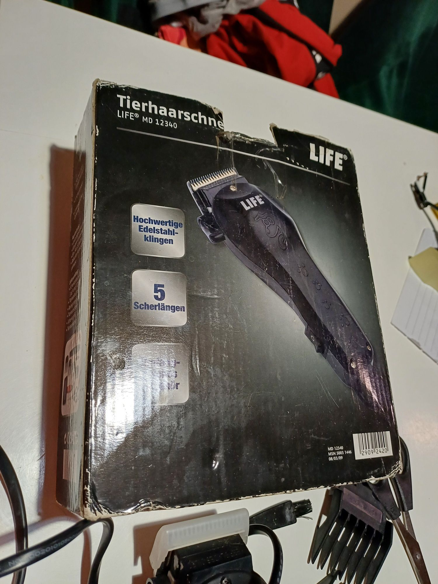 Maszynka do strzyzenia zwierzat LIFE MD 12340