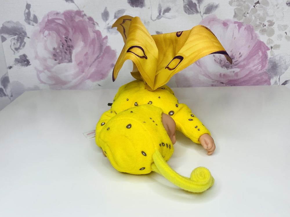 Anne Geddes Plush Yellow Butterfly Baby, Śpiący motylek 2001