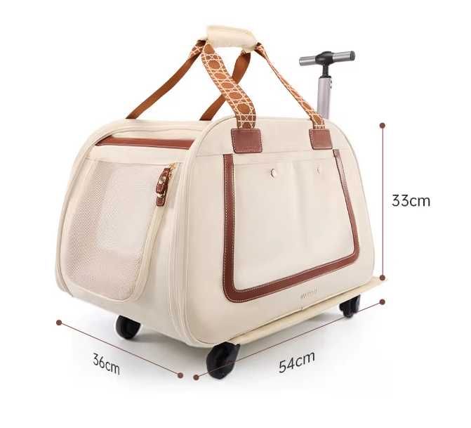 Torba Transportowa Transporter PSA KOTA NA KÓŁKACH PREMIUM