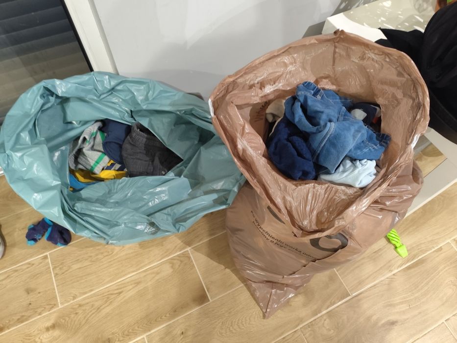 2 worki ubrań dla chlomy mix