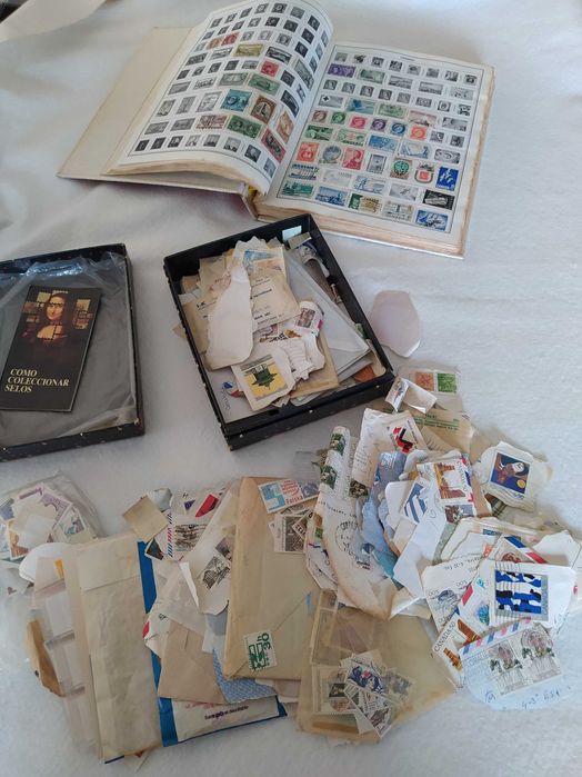 Selos antigos + album