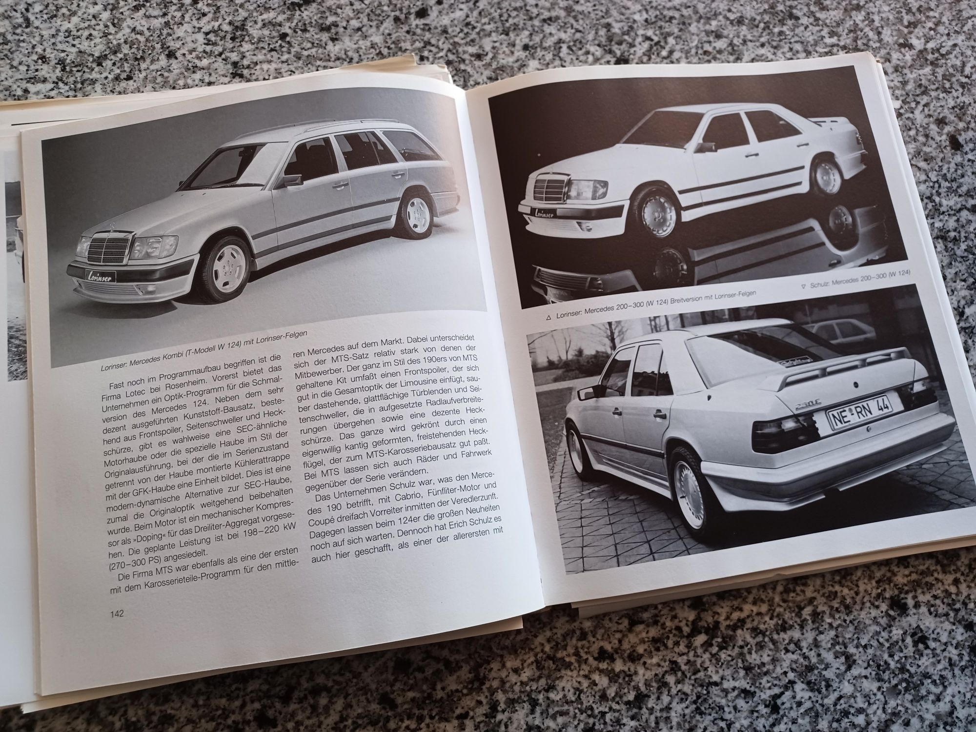 Livro Mercedes-Benz da época 80's, 90's