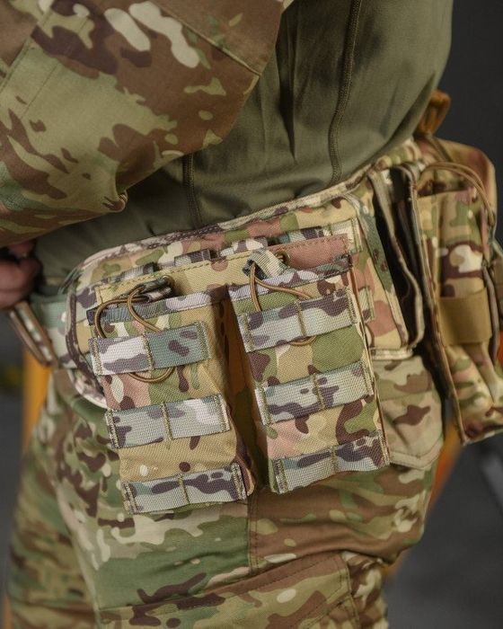 РПС пояс із підсумками Artex мультикам/военный пояс рпс с карманами