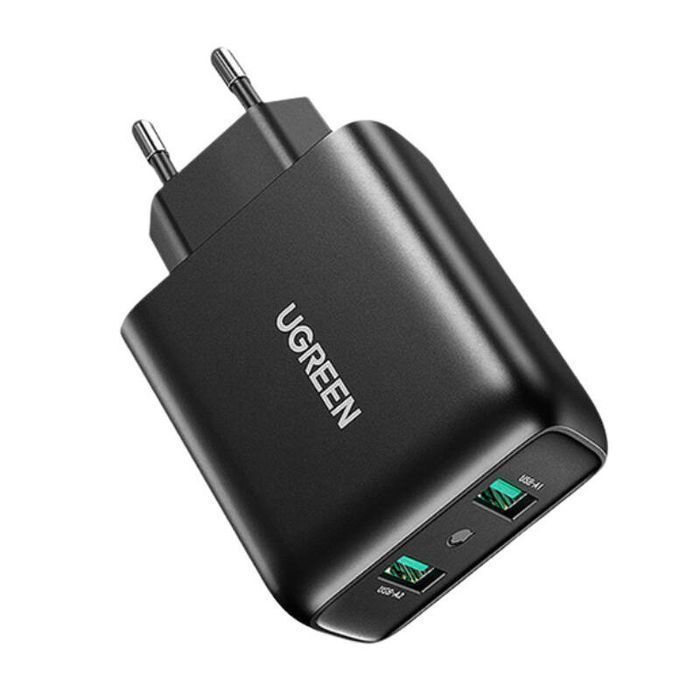 Ładowarka Sieciowa Ugreen  Cd161 2Xusb-A, 18W, Pd3.0, Eu (Czarny)
