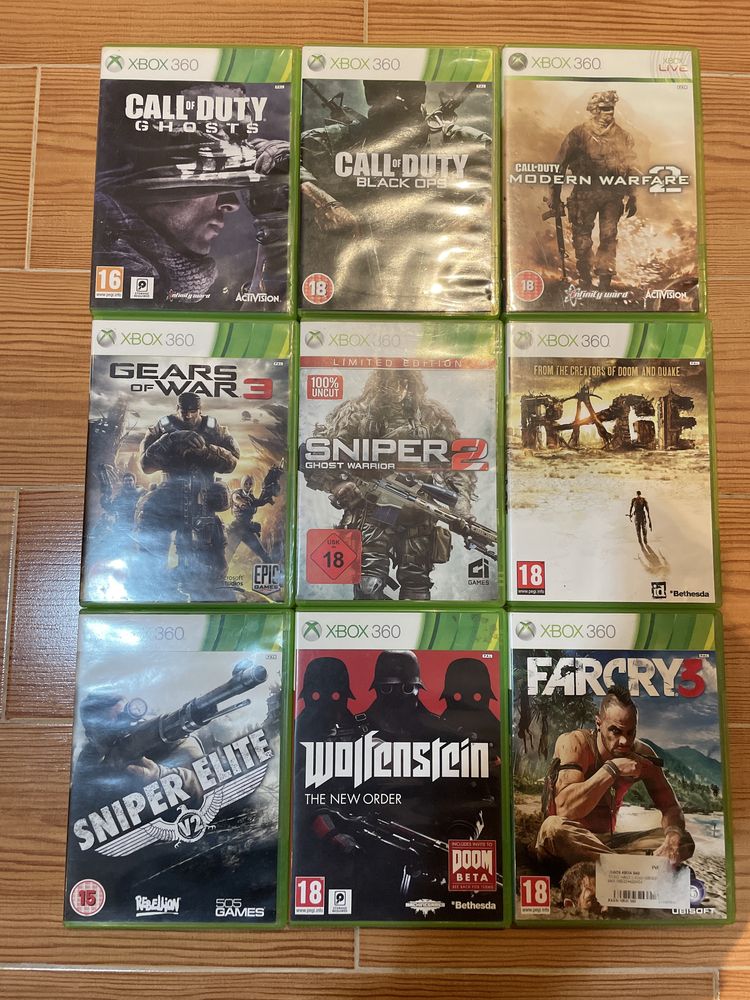 Lote capas jogos xbox 360