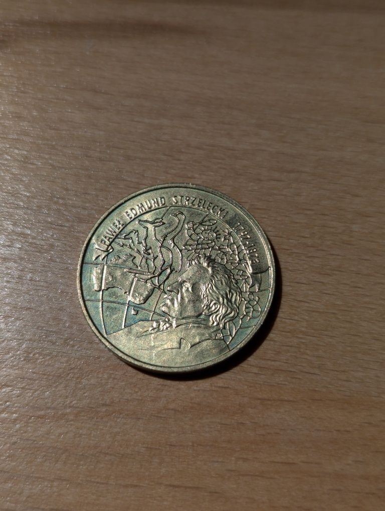Moneta 2 zł Paweł Edmund Strzelecki 1997