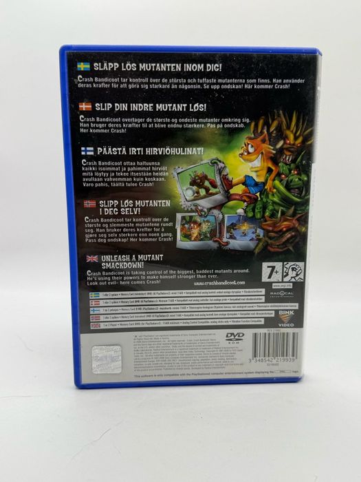 Crash Mind Over Mutant 3xA Ps2 nr 9681