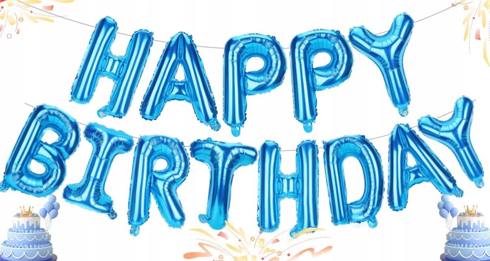 Oro Party Balonowa Dekoracja Girlanda balonowa Happy Birthday 40