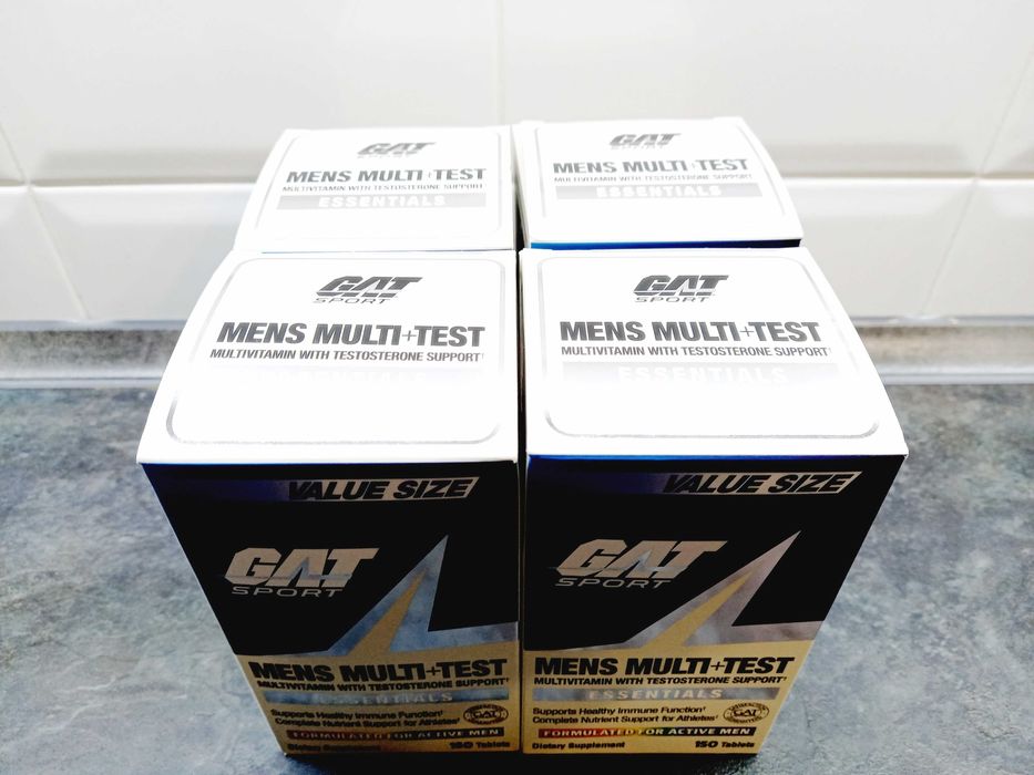 GAT, Mens Multi + Test (60-150 таб.) мужские витамины + тестостерон